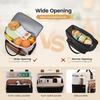 Insulated Lunch Bag Women,13L Large Leakproof Cooler Bag for Work Picnic Beach Family College,Lunch Box with Shoulder Strap Cup Holder for Adults