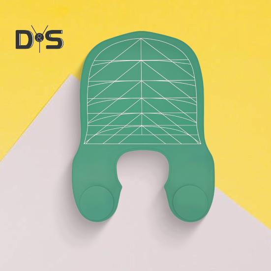 Silikon-Haarfärbehalsband mit Richtlinien, wasserdicht, Friseur-Haarschneide-Färbepad, Schal, Salon-Haarschneideumhang, Friseur-Nackenschutz, beschwerter Wickel