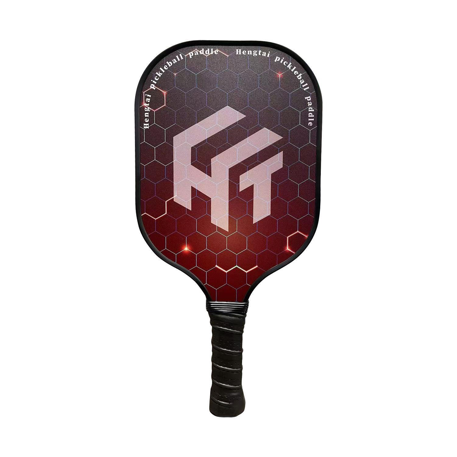 HTPICK Carbon Fiber T300 Pickleball Paddle - UV Printed Entry-Level Model for Children & Adults