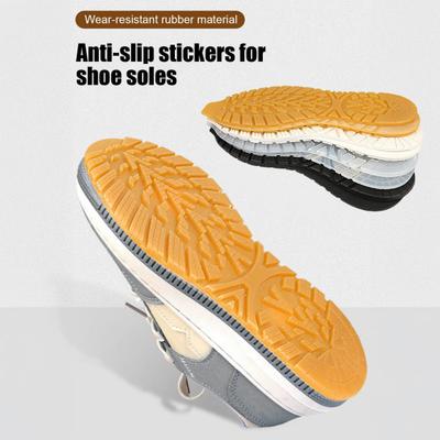Suela de repuesto completa de goma para zapatos, suela elástica antideslizante para zapatillas, reparación de botas.