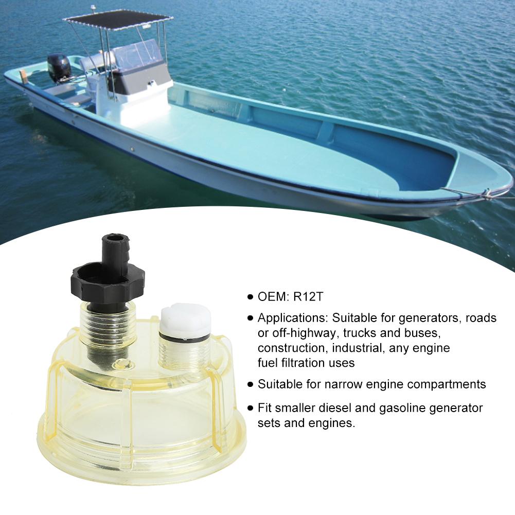 R12T Filtr Paliwa Dieselowego do Łodzi Separator Wody Kompletny Zestaw do Generatorów Ciężarówek