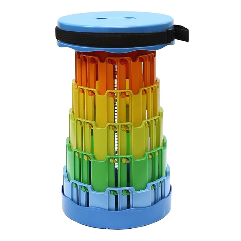 

Taka industry S-83 telescoping chair rainbow/blue
