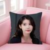 singer versatile IU LLee Jieun Cushion Cover Pillow Case Soft Skin Friendly Fabric  Concealed Zipper