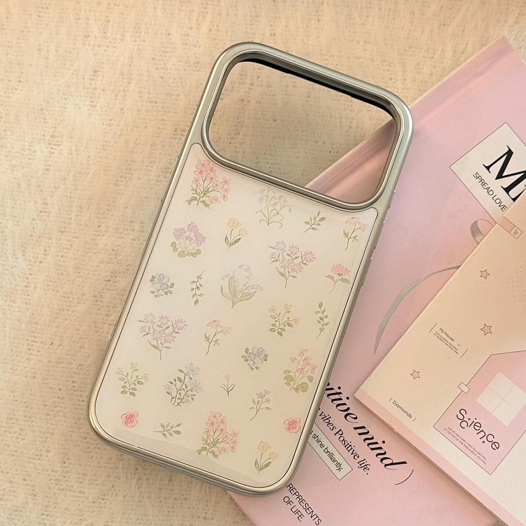 Artistic Flower Phone Case for iPhone 16, iPhone 17, and iPhone 17 Pro Max