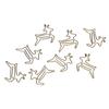 20Pcs Paper Clips Iron Rustproof Lightweight Colorfast Multifunctional Deer Shape Cute Unique Paperclips for Office