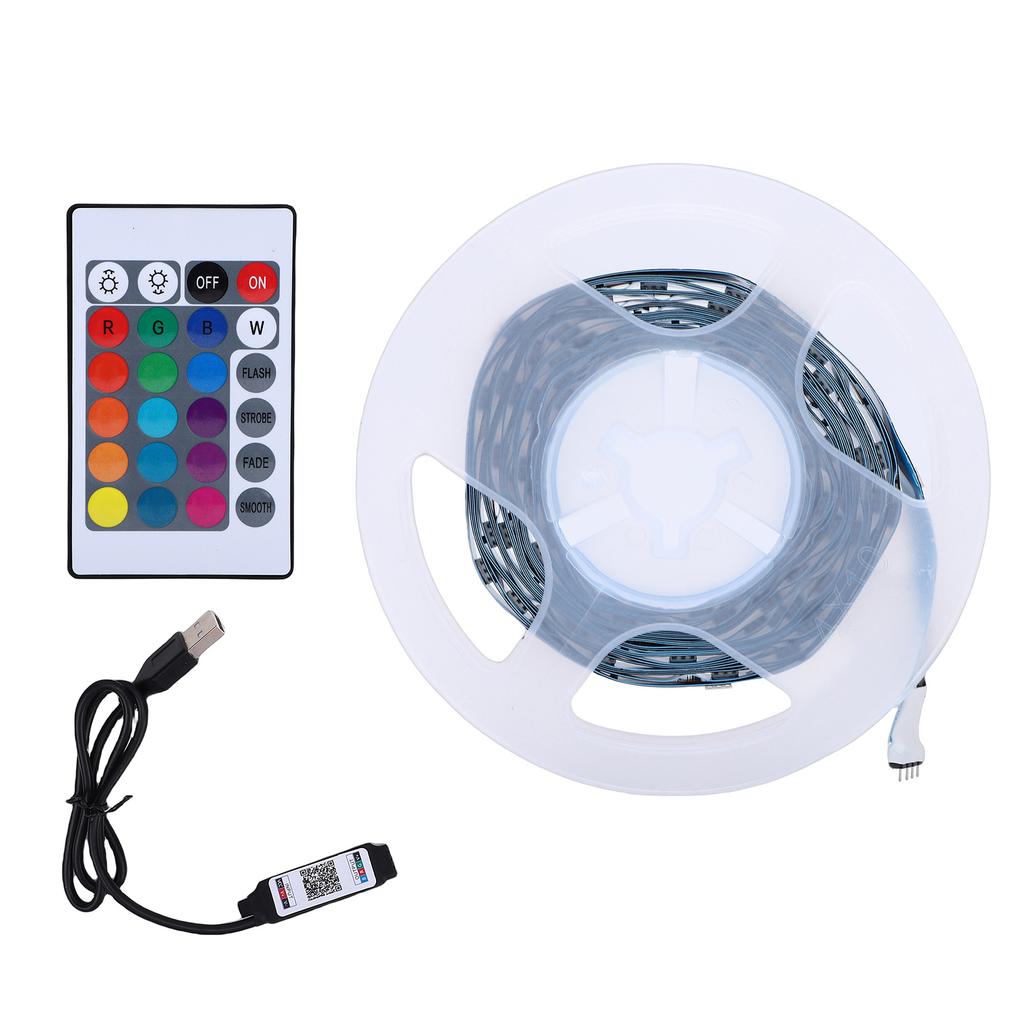 5M RGB LED Strip Lights with Remote APP Control, RGB Color Changing Light Strip, Vibrant Colors with Dynamic Modes,