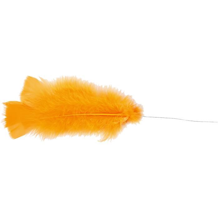 Turkey Feathers In Small Packs of 3, Assembled with Steel Wire. Ref 518460