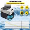 VEVOR Car Refrigerator, 12 Volt Car Refrigerator Fridge, 50 L Single Zone Portable Freezer with Wheels and Handle, -4 degrees F-68 degrees F