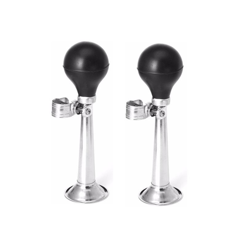 1/2/3Pcs Bicycle Bike Cycling Retro Metal Air Horn Hooter Bell Bugle Trumpet Honking Bulb Dropshipping