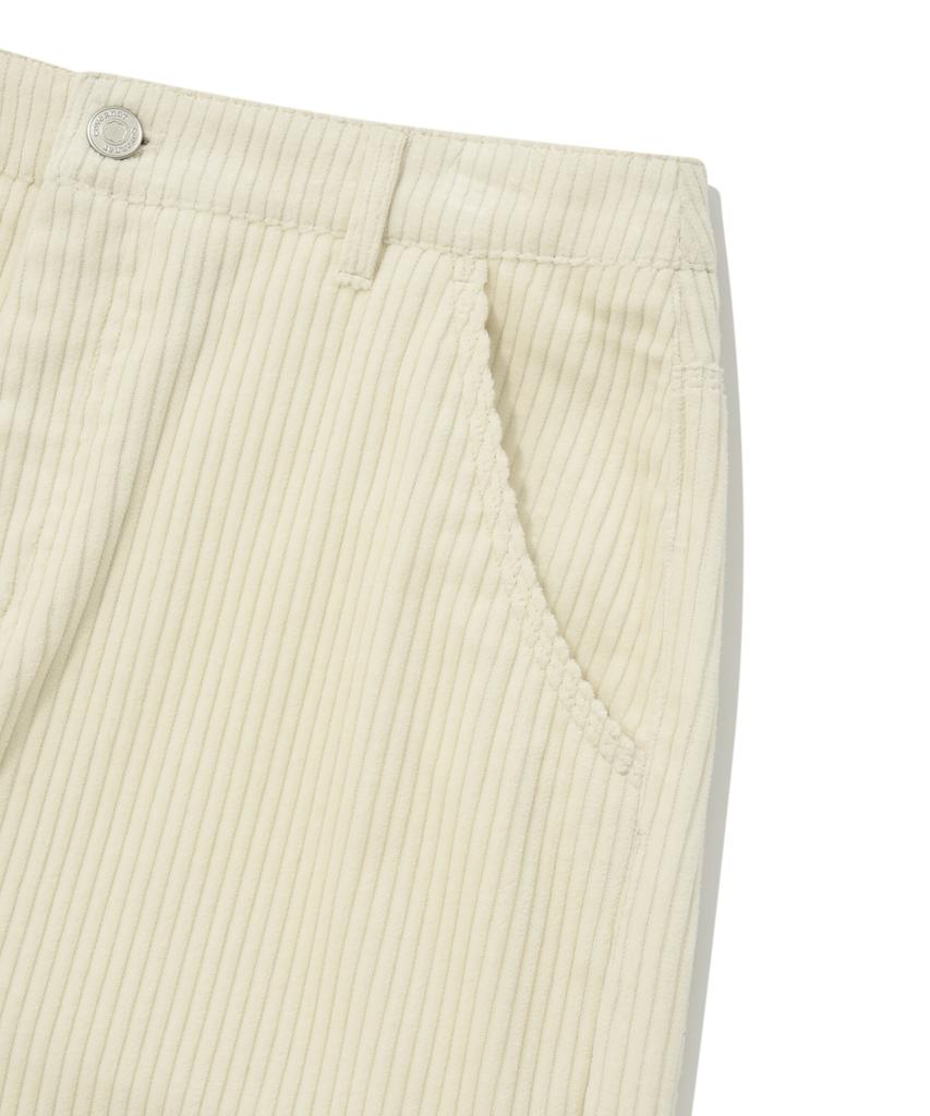 COVERNAT WOMAN Corduroy Wide Pants Ivory