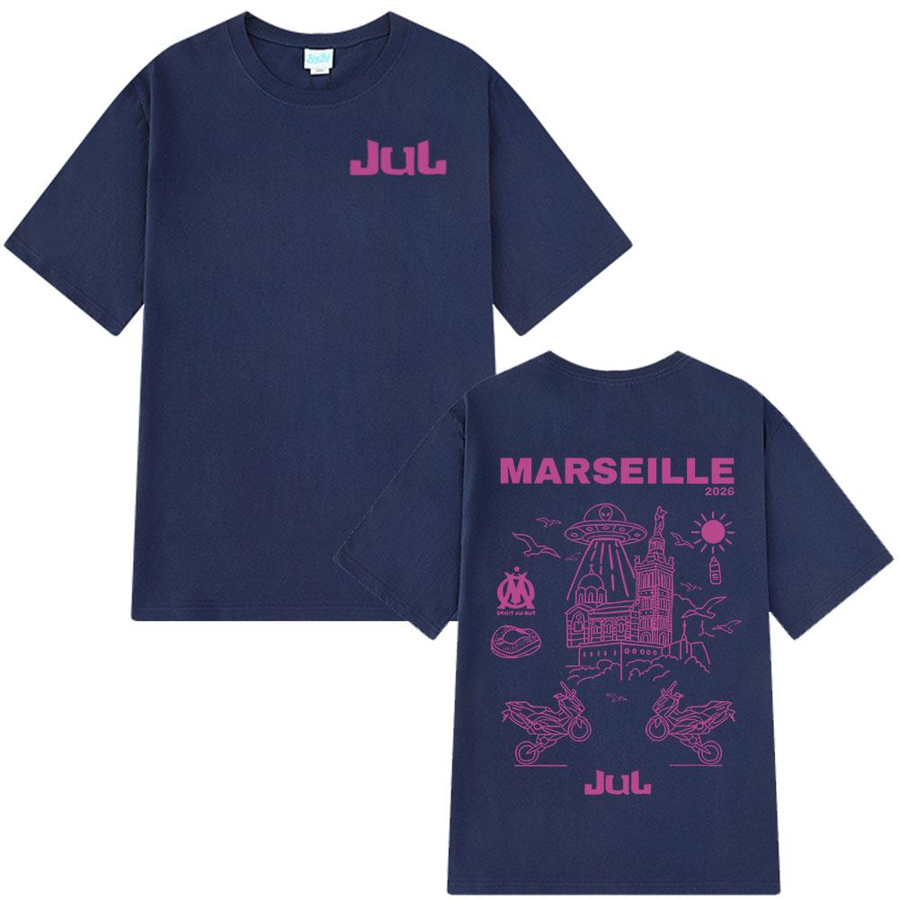 Rapper Jul Merch Shirt Men's Women Clothing Fashion Y2K T-shirt Casual Cotton Short Sleeve Oversized Tops