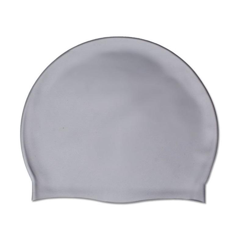 Universal Plus Size Silicone Swimming Cap for Men, Women, and Children - Comfortable, Non-Tight Fit