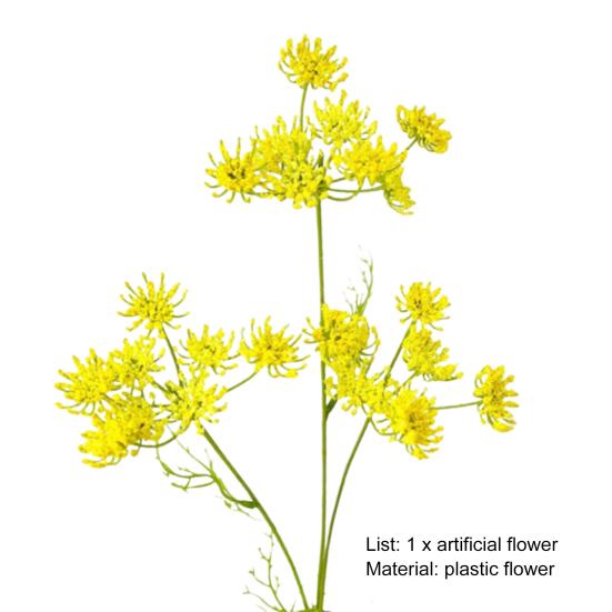 Fiore di pizzo artificiale Vivido fai da te di lunga durata Durevole Fiore di pizzo artificiale bianco/verde/giallo/rosa per la casa