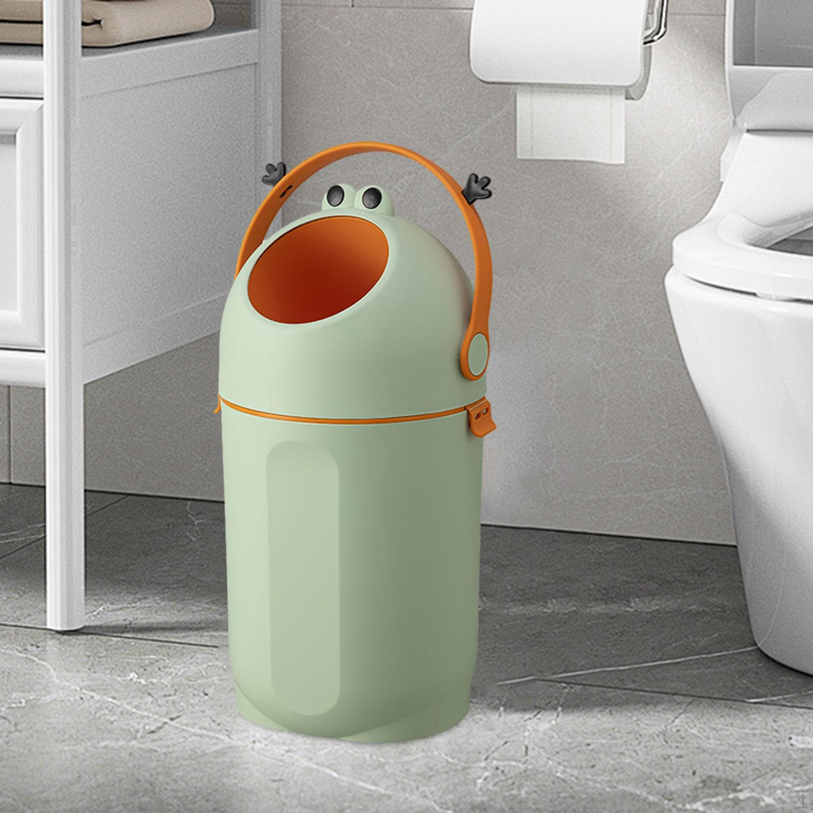 

Контейнер для подгузников, Ведро, Корзина для мусора, Простая мусорная корзина, Корзина для мусора для ванной комнаты, столовой, зелёный