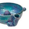 Fruit Cleaner Berry Bowl with Drainage Holes Fruit Rinse Bowl Rustic Style Fruit Wash Basket for Kitchen Countertop