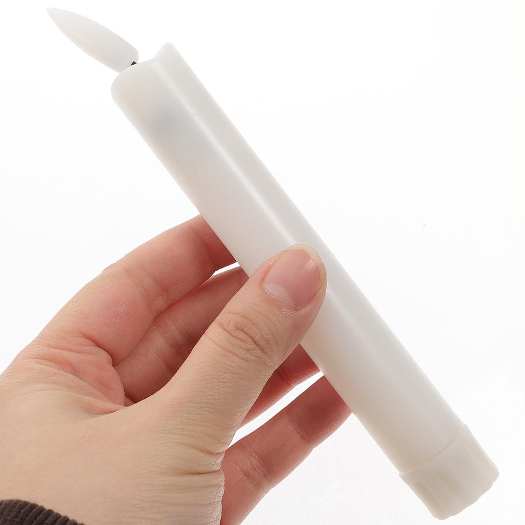 1 Set Of Led Electronic Light Operated Flameless Fake Candles For Wedding Party Festival Decor Simulation