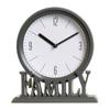 Fashion Vintage Style Desk Clock High Quality Battery Powered Non Ticking Clock Silent Convenient Round Pointers Clock Travel