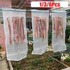 1PC/3PCS/6PCS Convenient Reusable Breathability Mesh Cover Drawstring Mesh Bag Environmentally Friendly 70x105cm