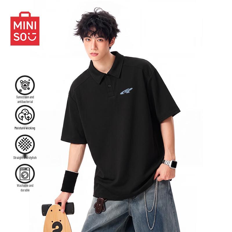 MINISO Men s Quick-Dry Outdoor Polo Shirt M