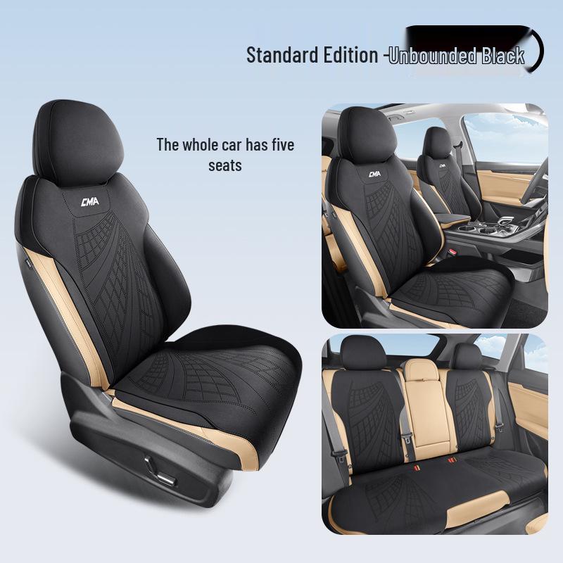 New Model Boyue L Car Seat Cushion, Semi-Enclosed Saddle Pad, Four Seasons, for Five-Seat Cars