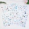 New 6-Sheet Wedding Bliss Stickers - Romantic Self-Adhesive Decor for Journal, Wedding Plan & Scrapbooking DIY