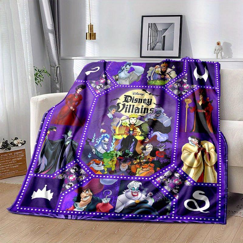 Witch Blanket  Ultra-Soft, Warm, Cozy Throw for Living Room, Sofa, Four Seasons Travel Accessory  Cute Cartoon Character Home Decoration