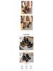 Girls' 2025 Fleece-Lined Waterproof Leather Boots - Autumn/Winter Snow & Princess Style for Kids