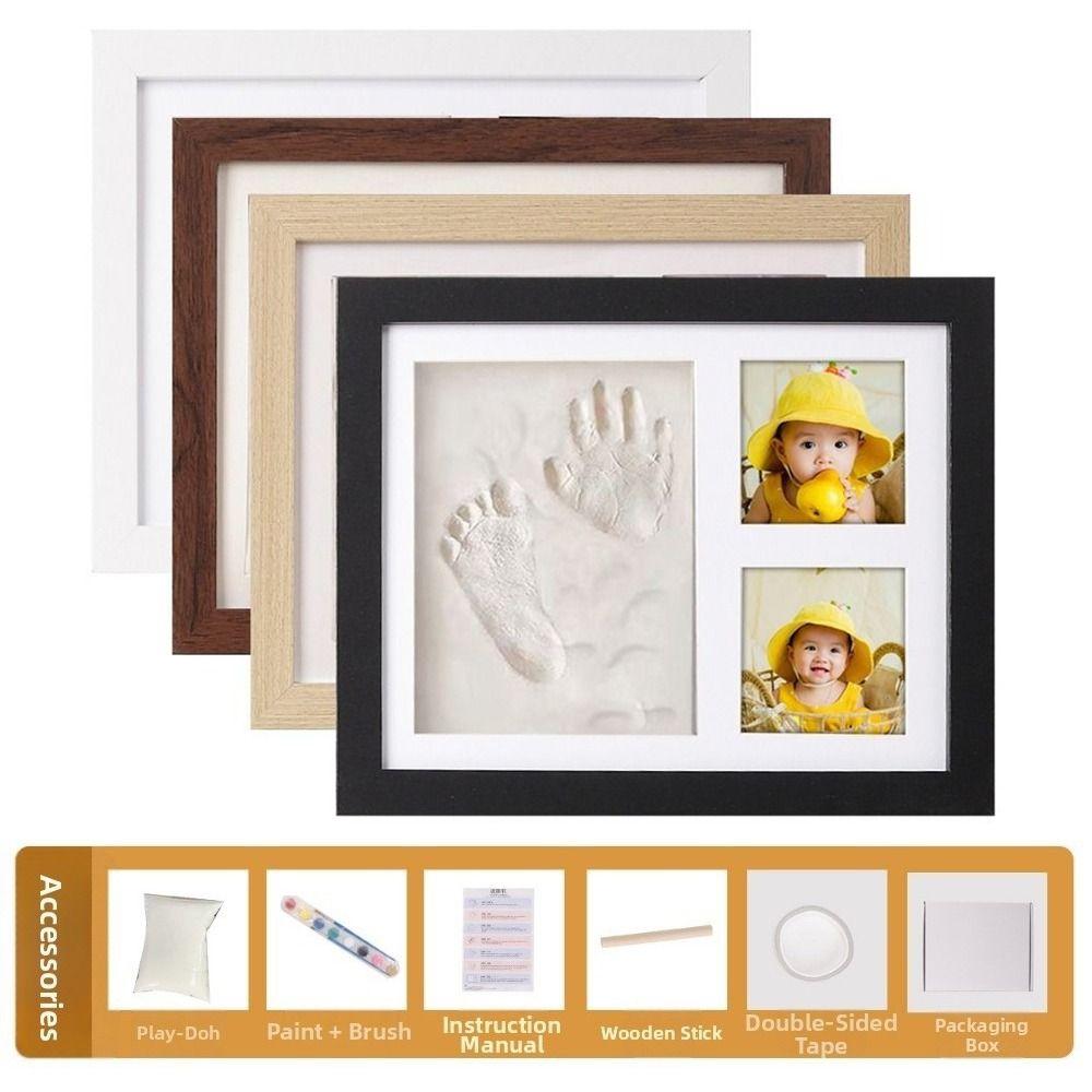 Non-Toxic DIY Keepsake Kit Creative Pet Paw Print Frame Handprint Kit Dogs Cats Keepsake