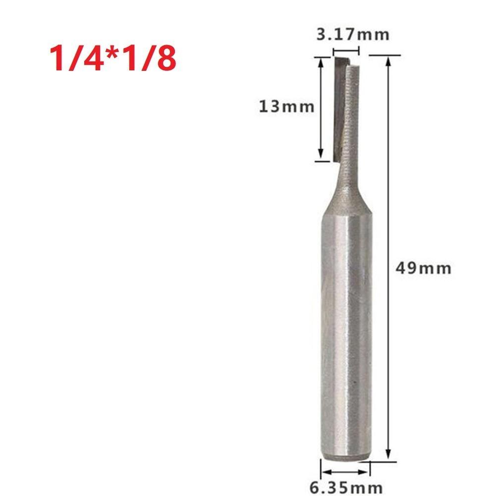 

1/4\ Shank Milling Cutter Router Bit Router Cutter Bit Straight Flute
