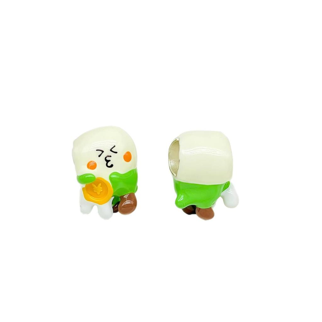 DIY Cartoon Hand-Painted Bear Bead Jewelry Accessories