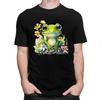 Custom Funny Frog T Shirts for Men 100 Cotton Tees Tshirt ShortSleeve Fashion Tshirt Clothes