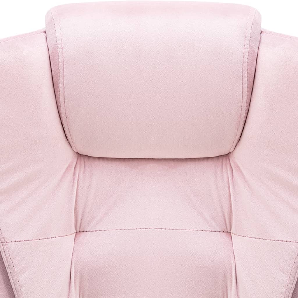 Office Chair in Pink Velvet