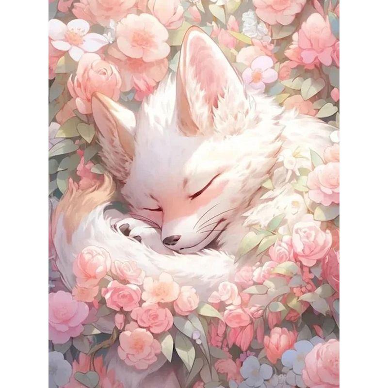 CHENISTORY Paint By Numbers For Adults Fox Handpainted DIY Picture By Number Animal Drawing On Canvas Home Decoration Gift