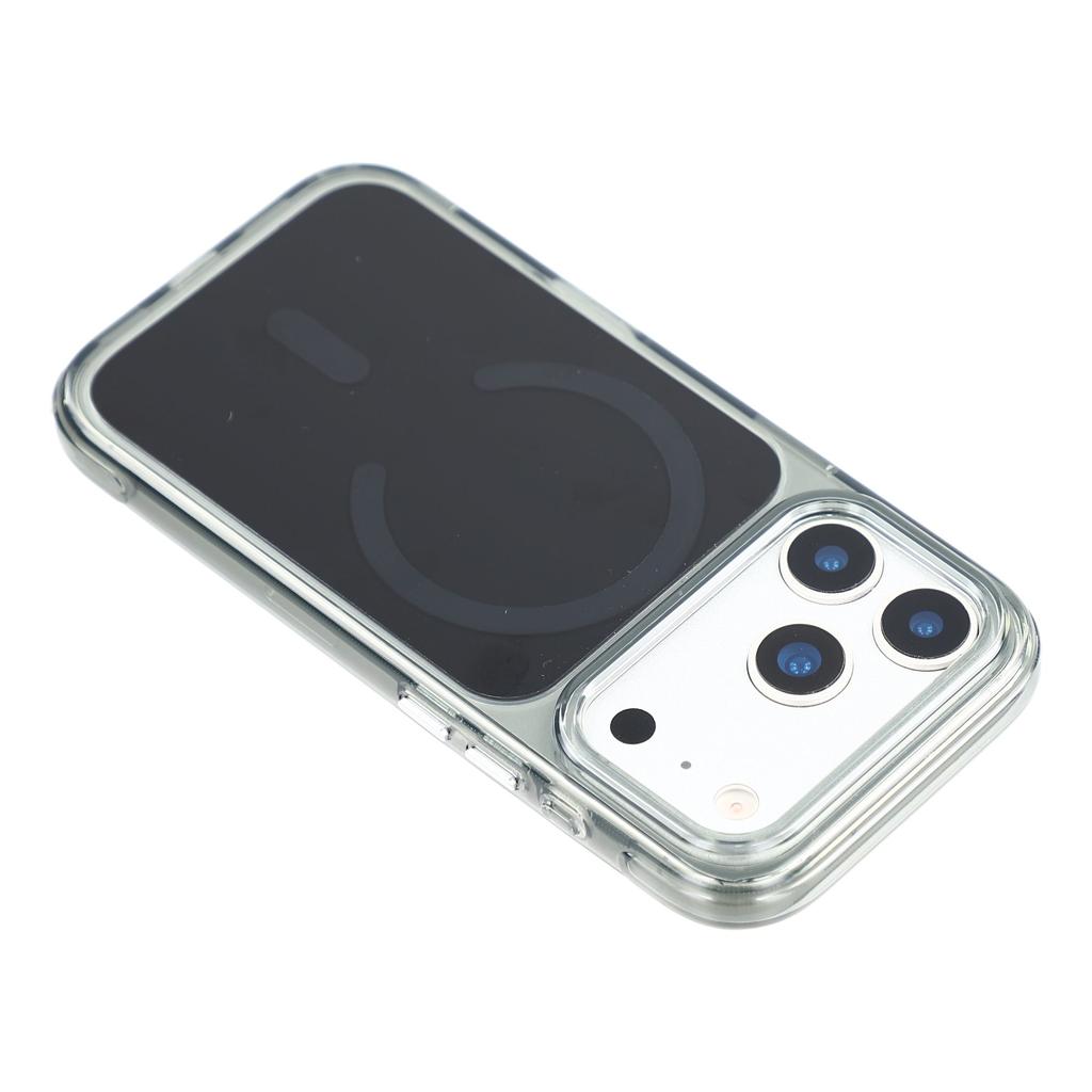 For iPhone 17 Pro Max Case Compatible with MagSafe 2 in 1 Clear TPU Acrylic Shockproof Phone Cover