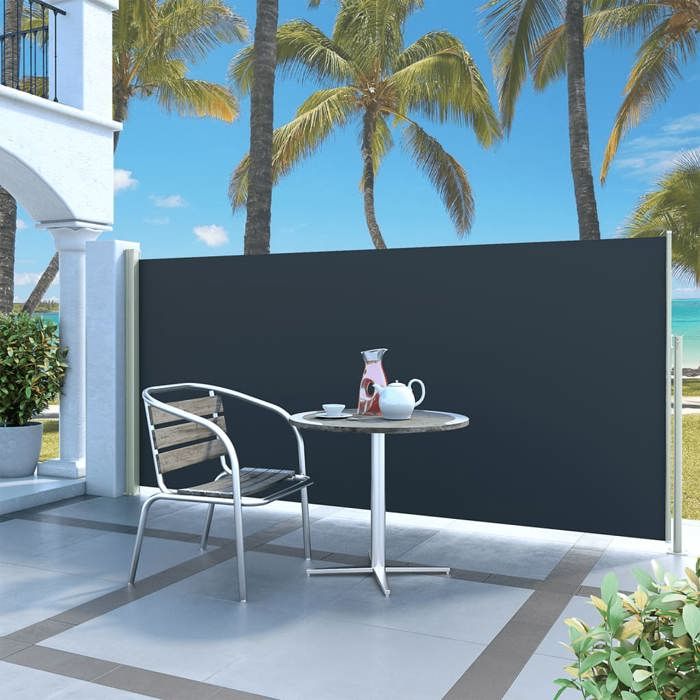 VidaXL Retractable Side Awning Privacy Screen Windbreak Garden Balcony Patio 45353
