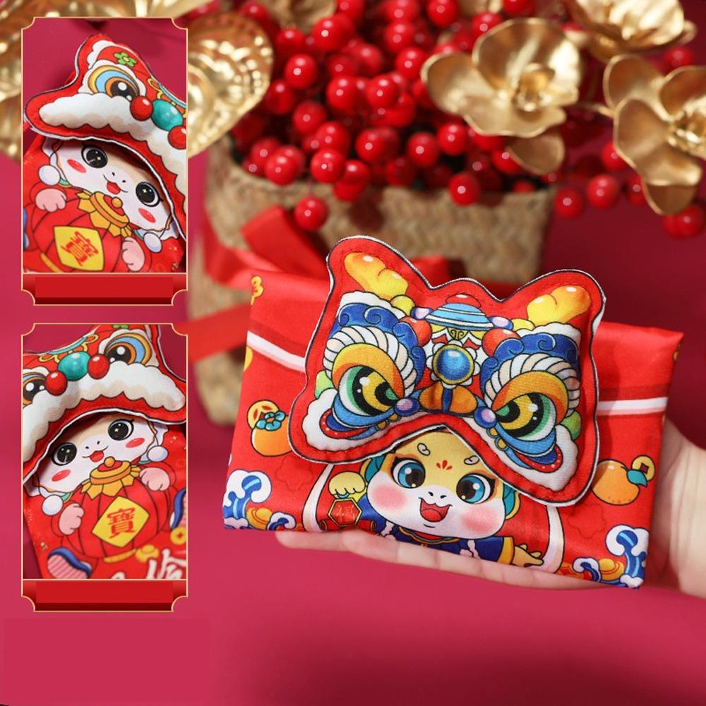 

Мультяшный танец льва китайский красный конверт праздник весны Новый год карманный мешок DIY украшения Style 5