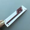 Long Underline S R C Badge ABS Car Emblem for Mercedes Benz AMG C63S E63S GTS GT63S GLC63S A45S CLA45S GLE63S Trunk Logo Sticker XG1