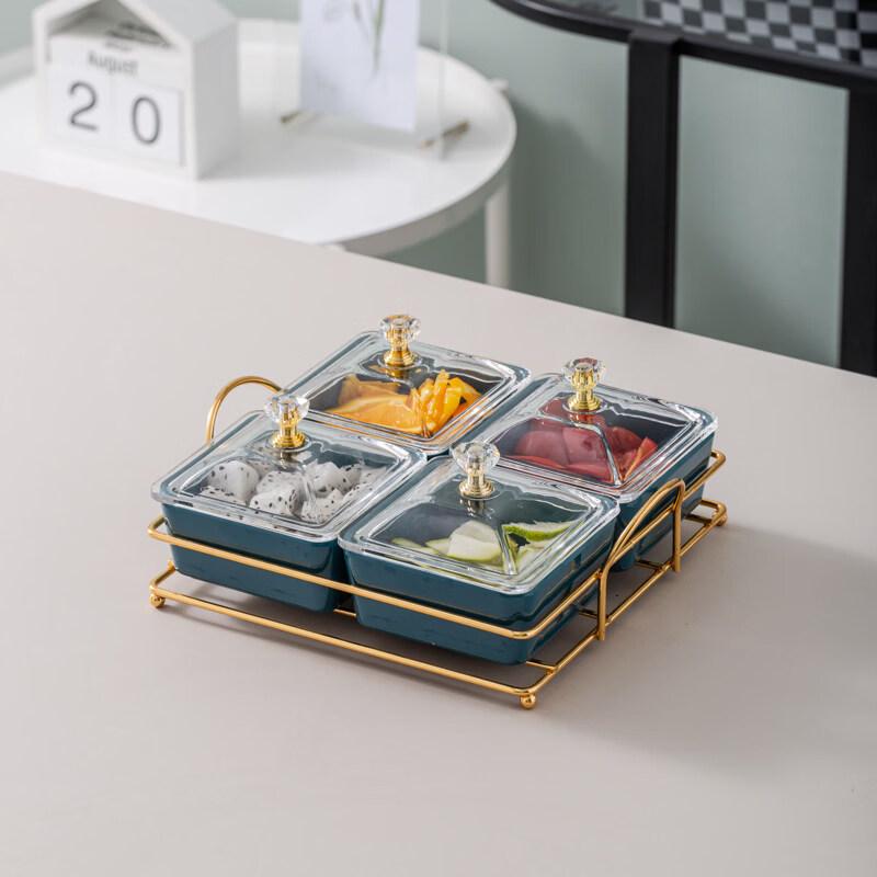 WUHE Melamine Divided Serving Platter
