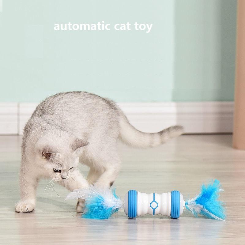 Electric Amusing Cat Toy Automatic Amusing Cat Ball To Relieve Boredom To Vent Amuse Cat Stick Meow Car Charging