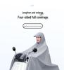 Unisex Electric Car Raincoat: Long, Full-Body, Extra Thick, Waterproof Poncho for Motorcycle Use