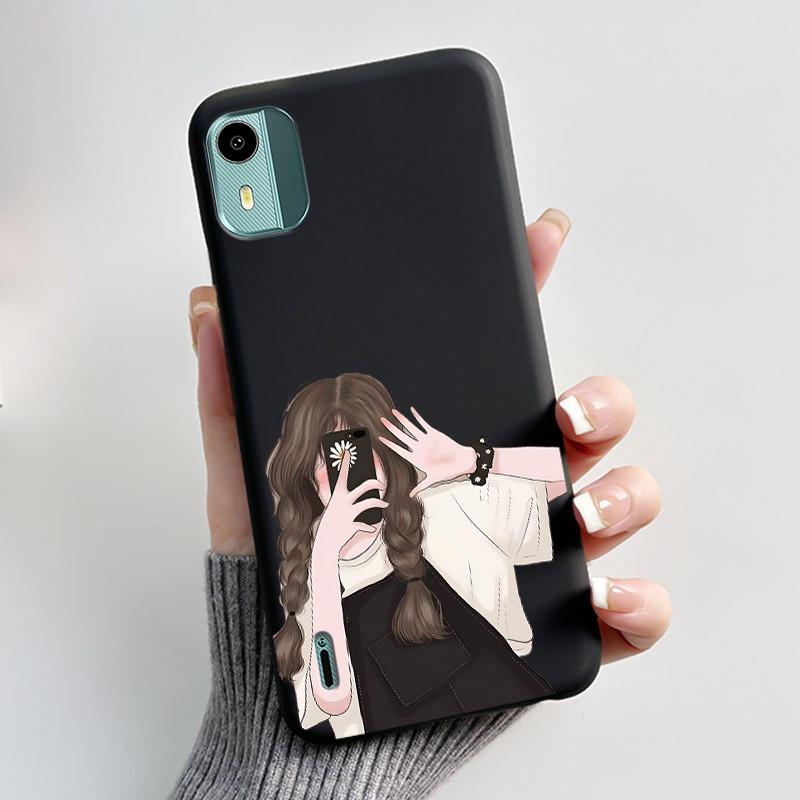 Soft TPU Case For Nokia C12 Cute Love Rabbit Funny Shockproof Silicone Phone Case For Nokia C12 Plus Pro Back Cover C 12 Fundas