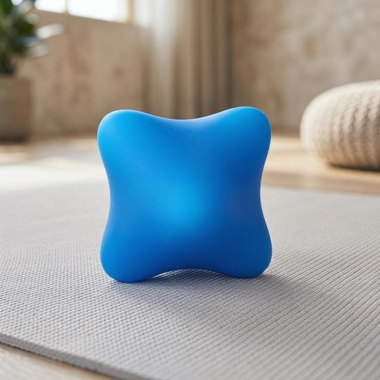 Fascia Ball Silicone Hexagonal Massage Ball Acupressure Relaxation Acupressure Ball Food-Grade Silicone Stress Relief Massage Tool