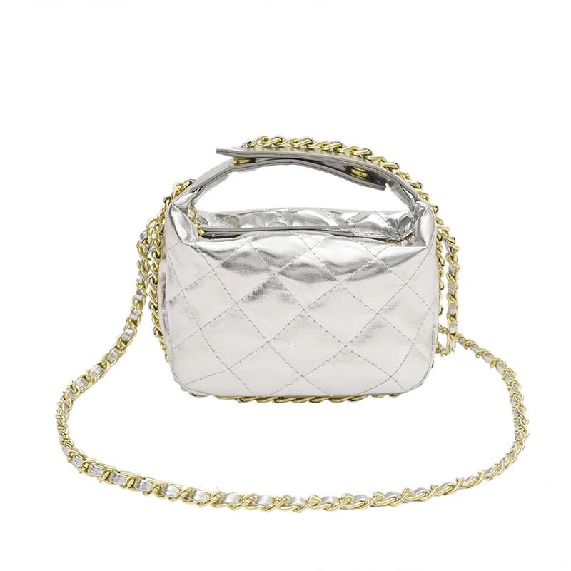 Women's Shoulder Bag  Fashion Handbag Women's Crossbody Laser Small Square Bag High Quality Chain Bag Tote Bags for Women