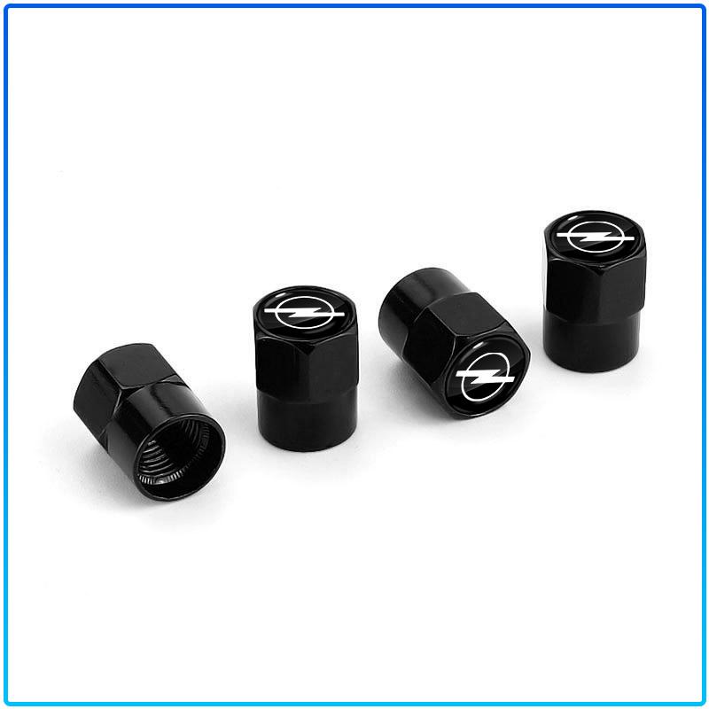 4Pcs Car Wheel Tires Bolt-in Valve Caps Badge Car Accessories For Opel Astra C G H Insignia J K Zafira B Corsa Vectra C Corsa C