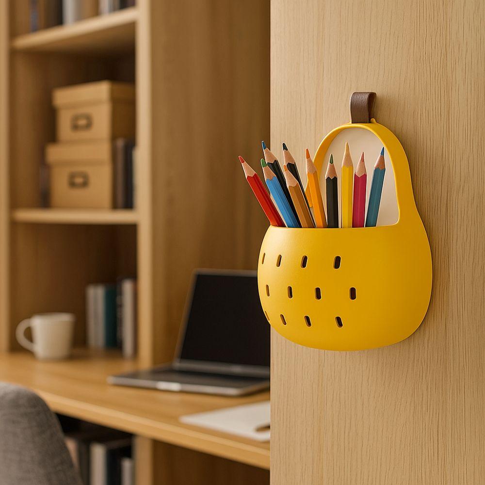 No Punching Required Kitchen Tableware Drainer Hollow Out Chopsticks Storage Basket Countertop