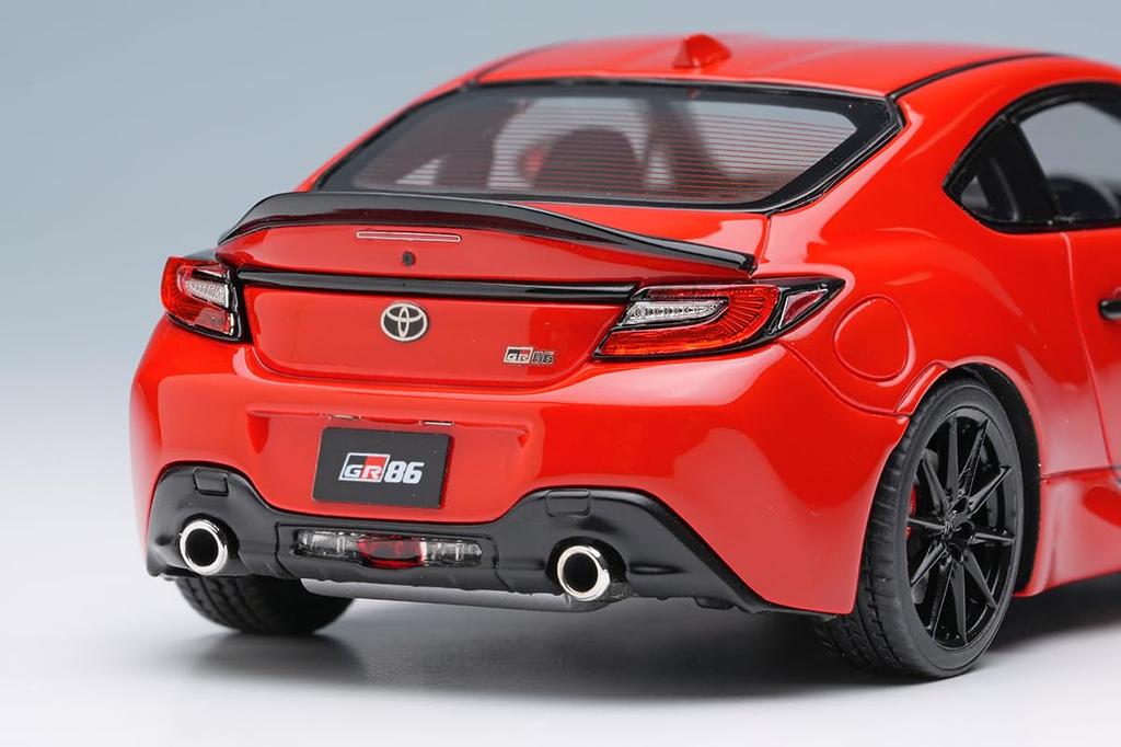 Makeup EIDOLON Toyota GR86 40. výročí Limited 2023 Spark Red Hotový produkt 1/43