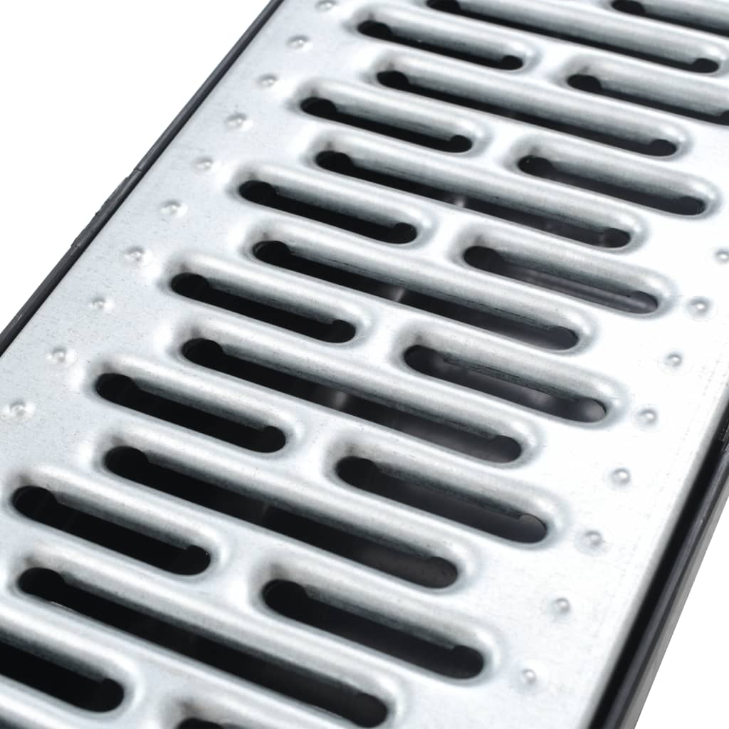 Drainage Channels 6 pcs Galvanized Steel 6 m