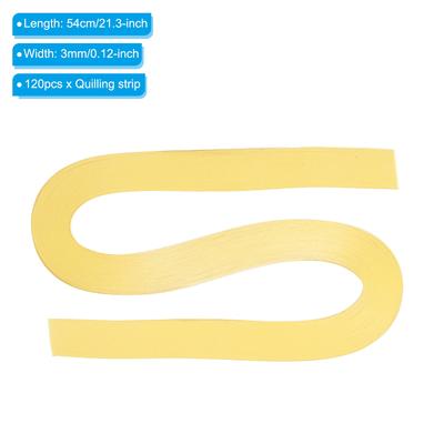120 Bandes Papier Quilling Set 54cm Couleur Mixte Décoration DIY Cadeau Papier Créatif Dégradé 3mm Origami Craft Outils Quilling DIY
