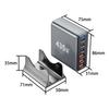 Desktop Charging Station 6 Port GaN USB C Charger 3 USB C 3 USB A Fast Charger for Laptop Tablet IPhone Android