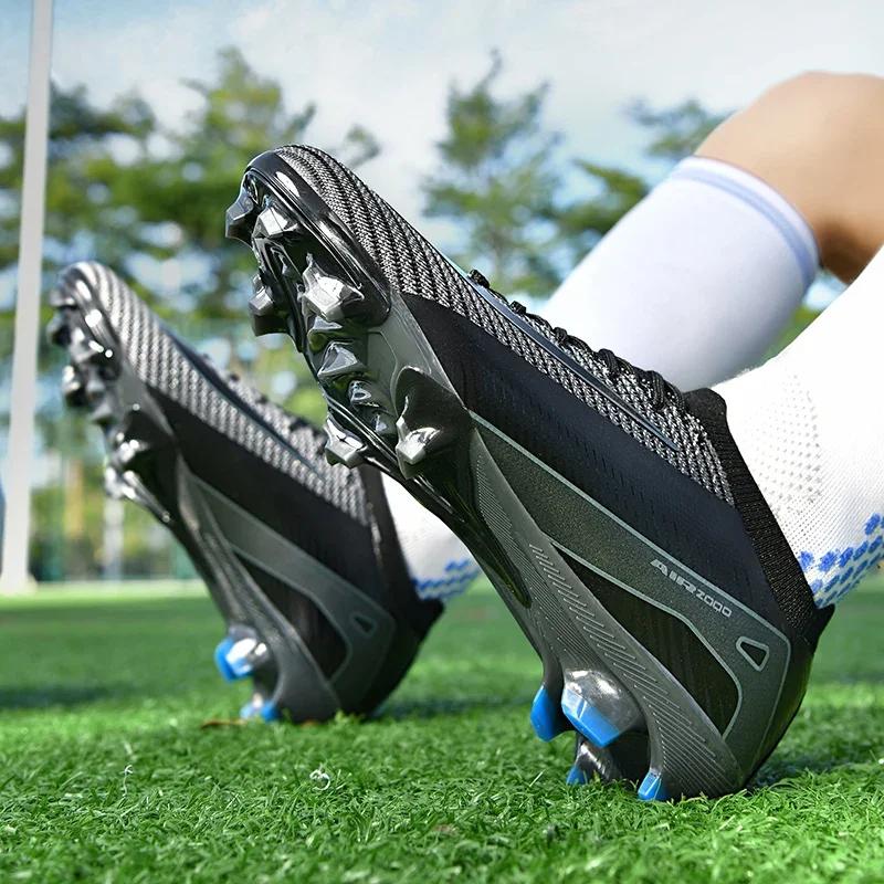 Men Football Boots Children Society Training Original Long Spikes TF/FG Soccer Shoes Professional Sneakers Sports Football Shoes